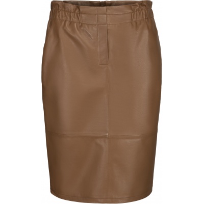 Minus Paia Leather Skirt - Walnut Brown / SALE Minus Paia Leather Skirt - Walnut Brown / SALE